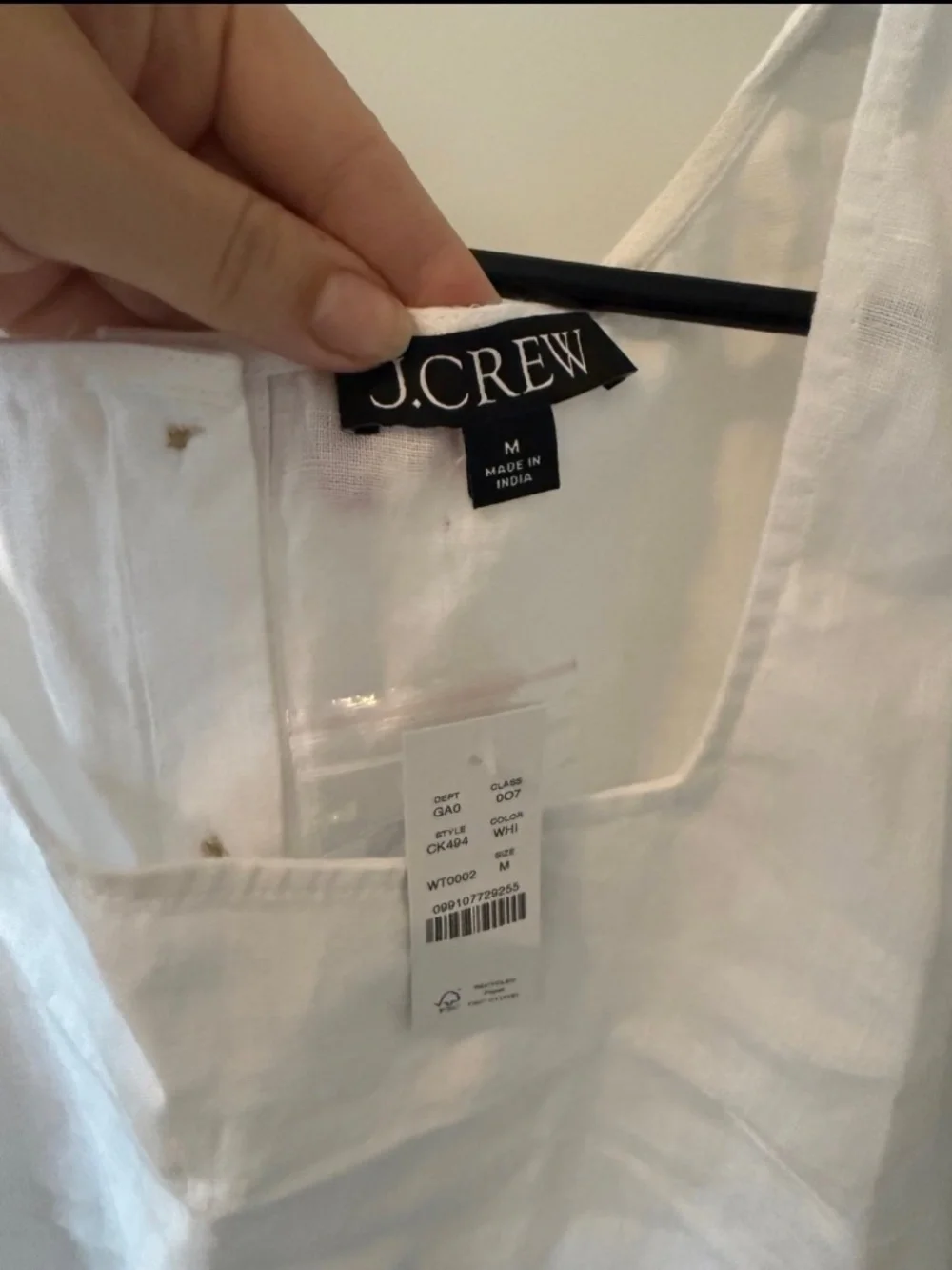 J. Crew nwt white