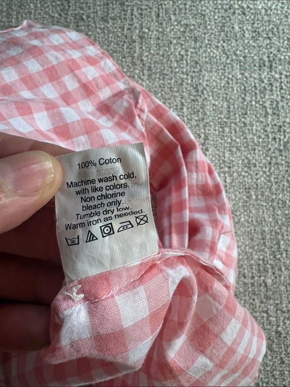 J. Crew lightweight gingham