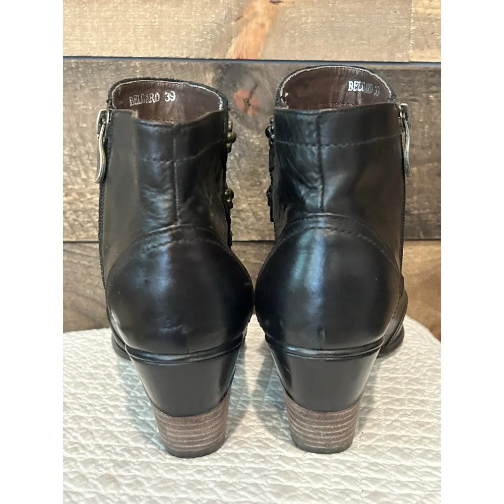 L'Artiste Women's Belgard Bootie Black Size 8.5/39‎