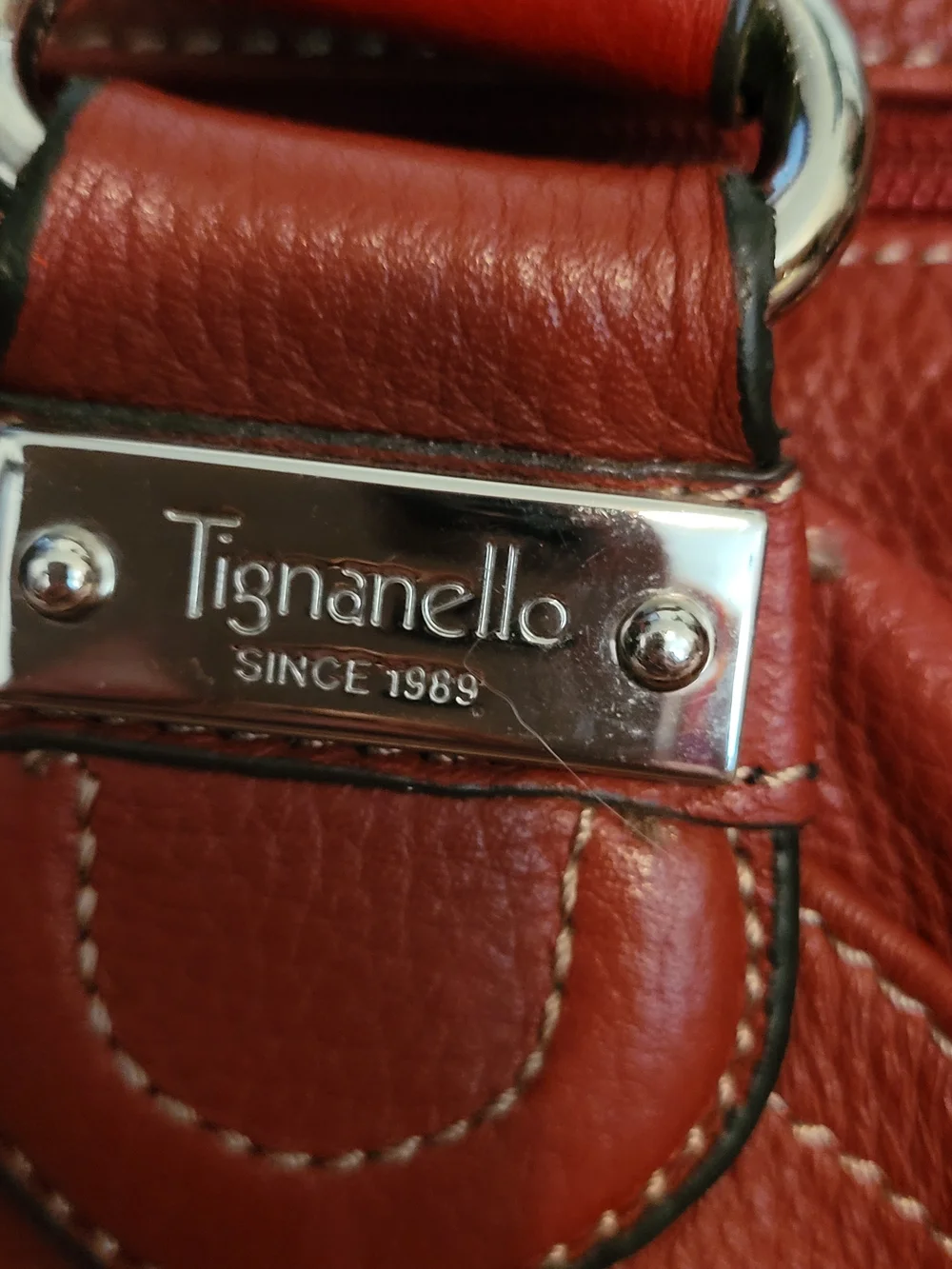 Tignanello pebbled leather