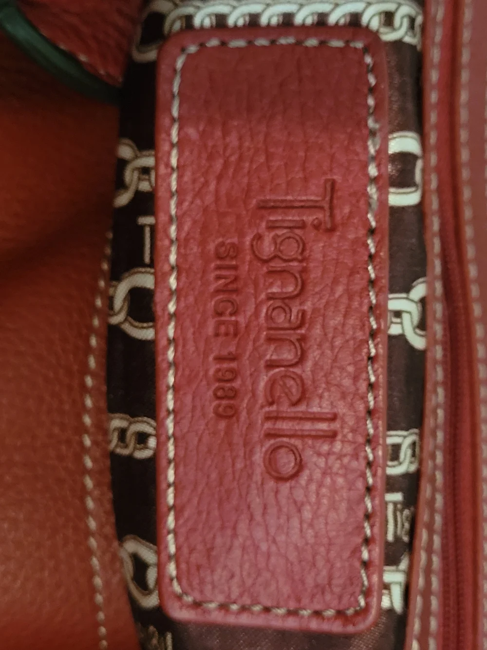 Tignanello pebbled leather