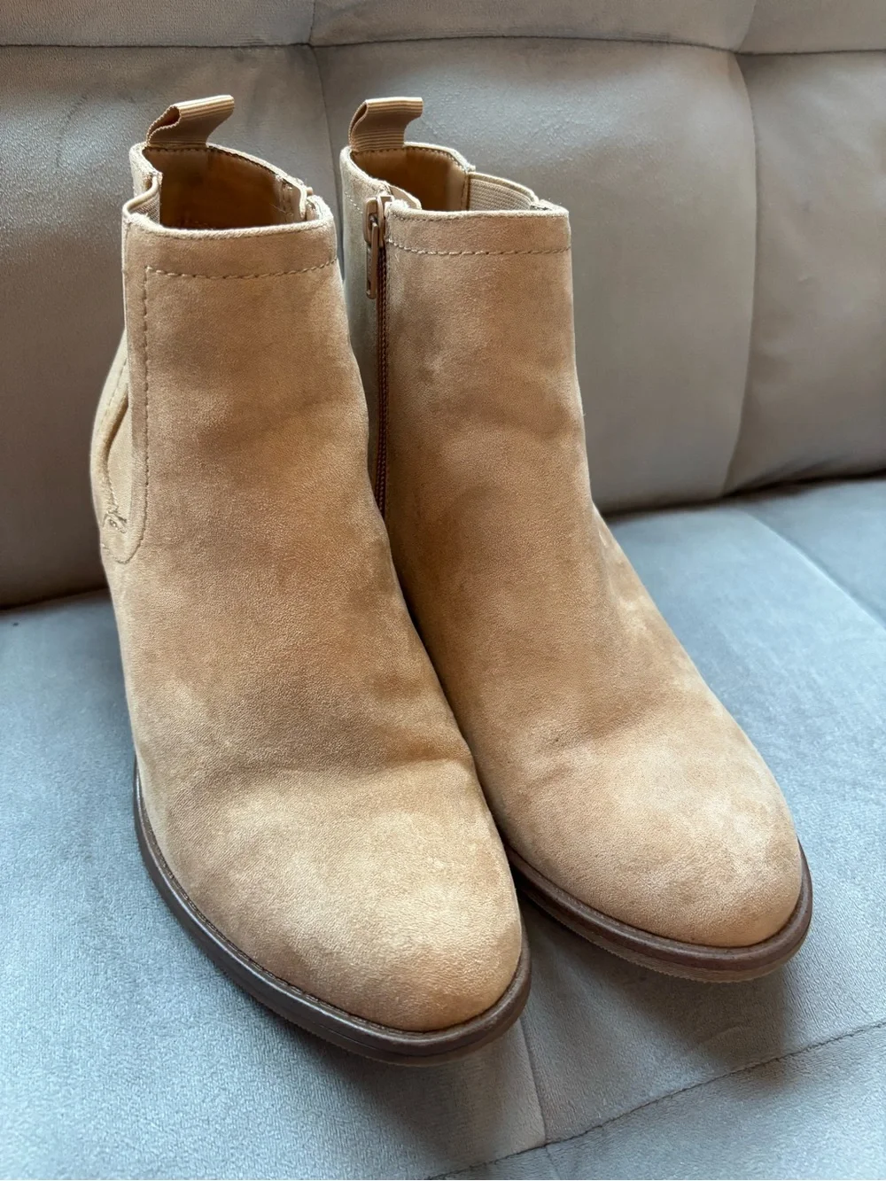 Sonoma Goods For Life® Spaniel Women's High Heel Ankle Boots (sz 8.5)