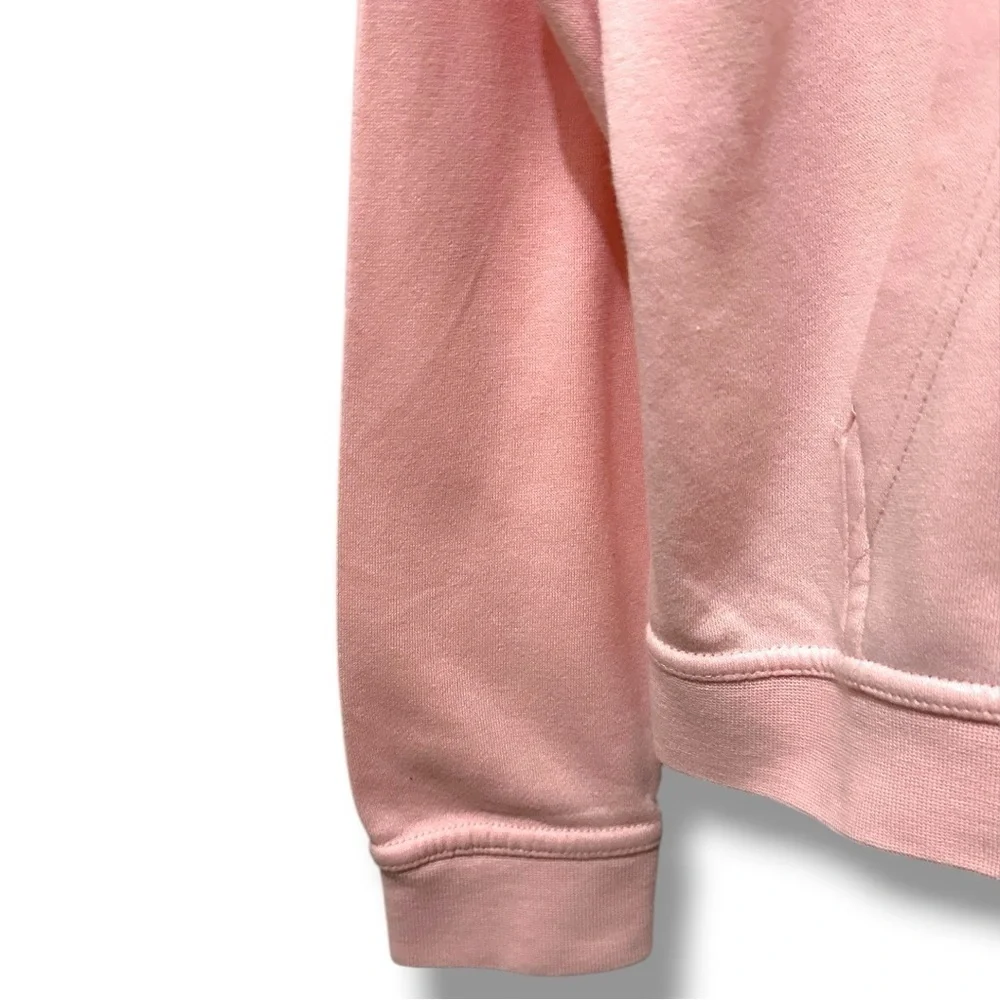 400 Nike | NWOT Blush Pink Graphic Pullover Hoodie (Size M)