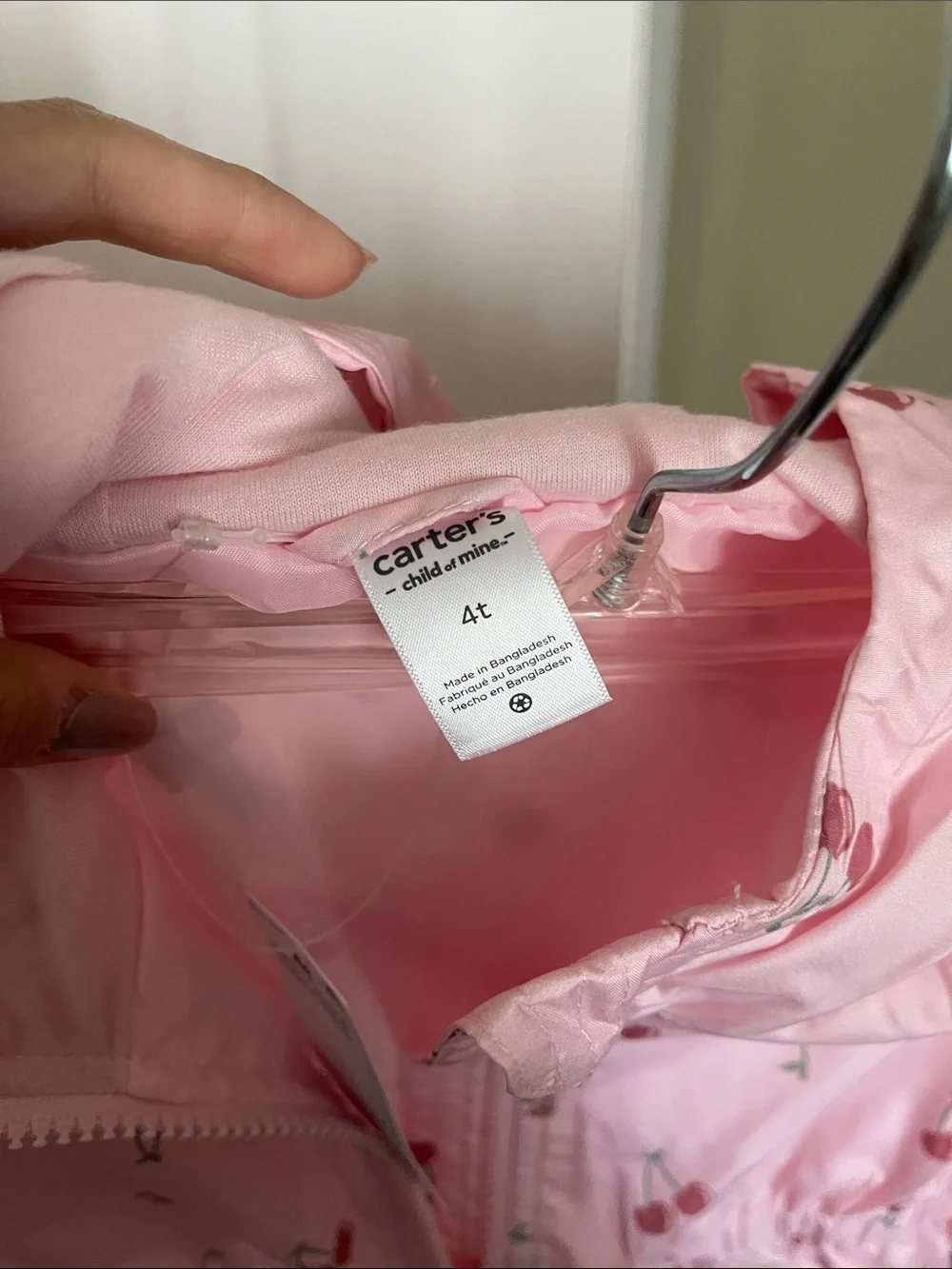Carters lightweight pink