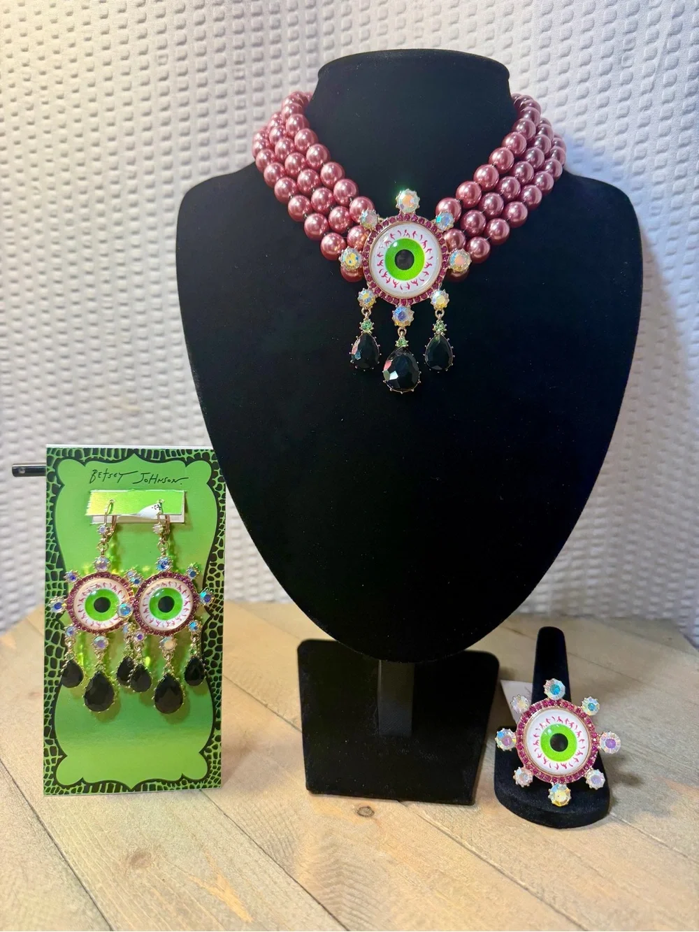 Betsey Johnson Halloween Eyeball Jewelry Bundle!!