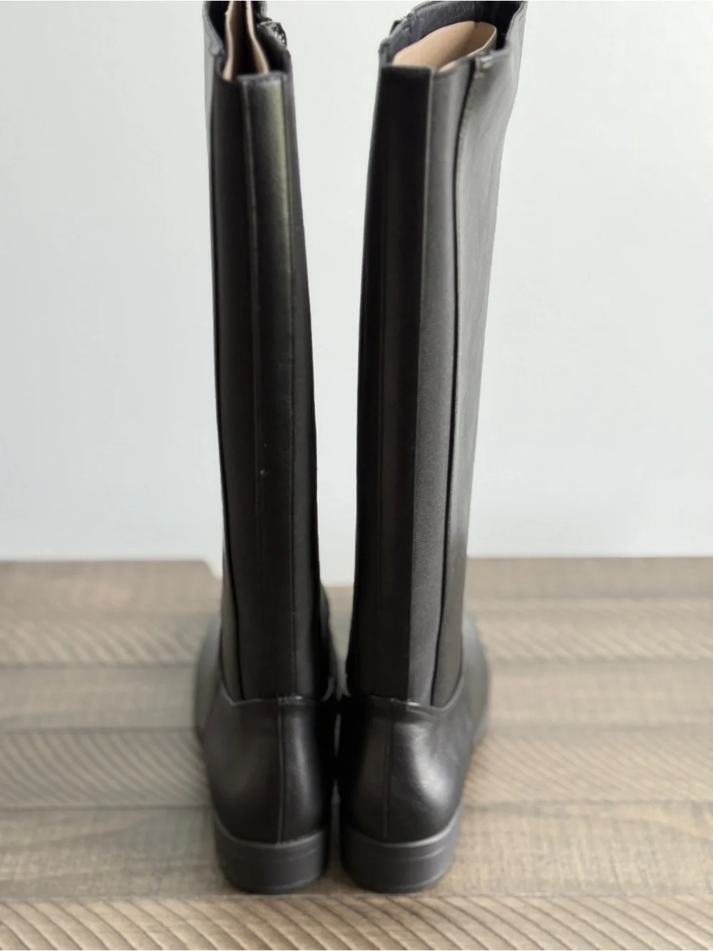 Xappeal Classic Black Knee-High Women's Riding Boots Size 6.5 M
