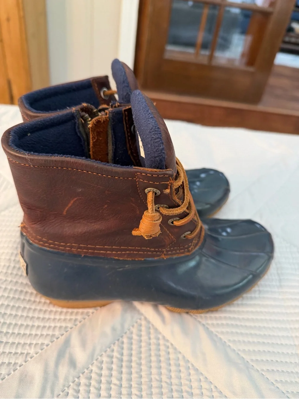 Sperry waterproof navy