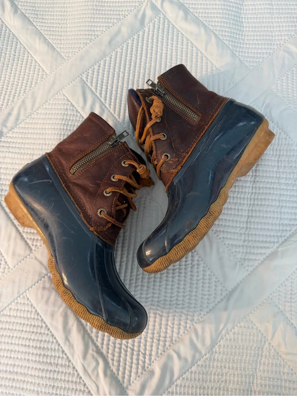 Sperry waterproof navy