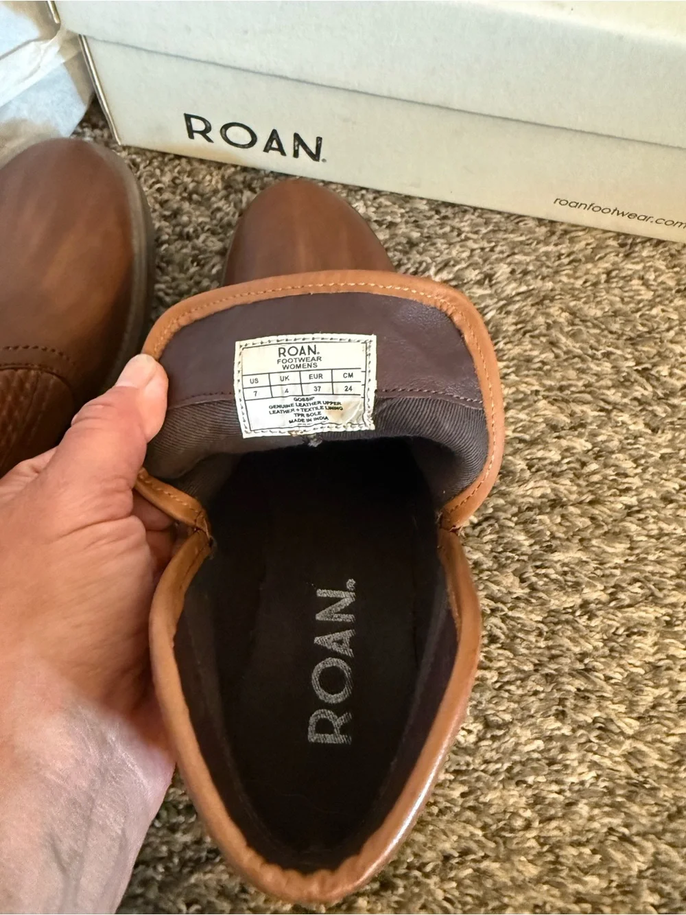 ROAN tan brown
