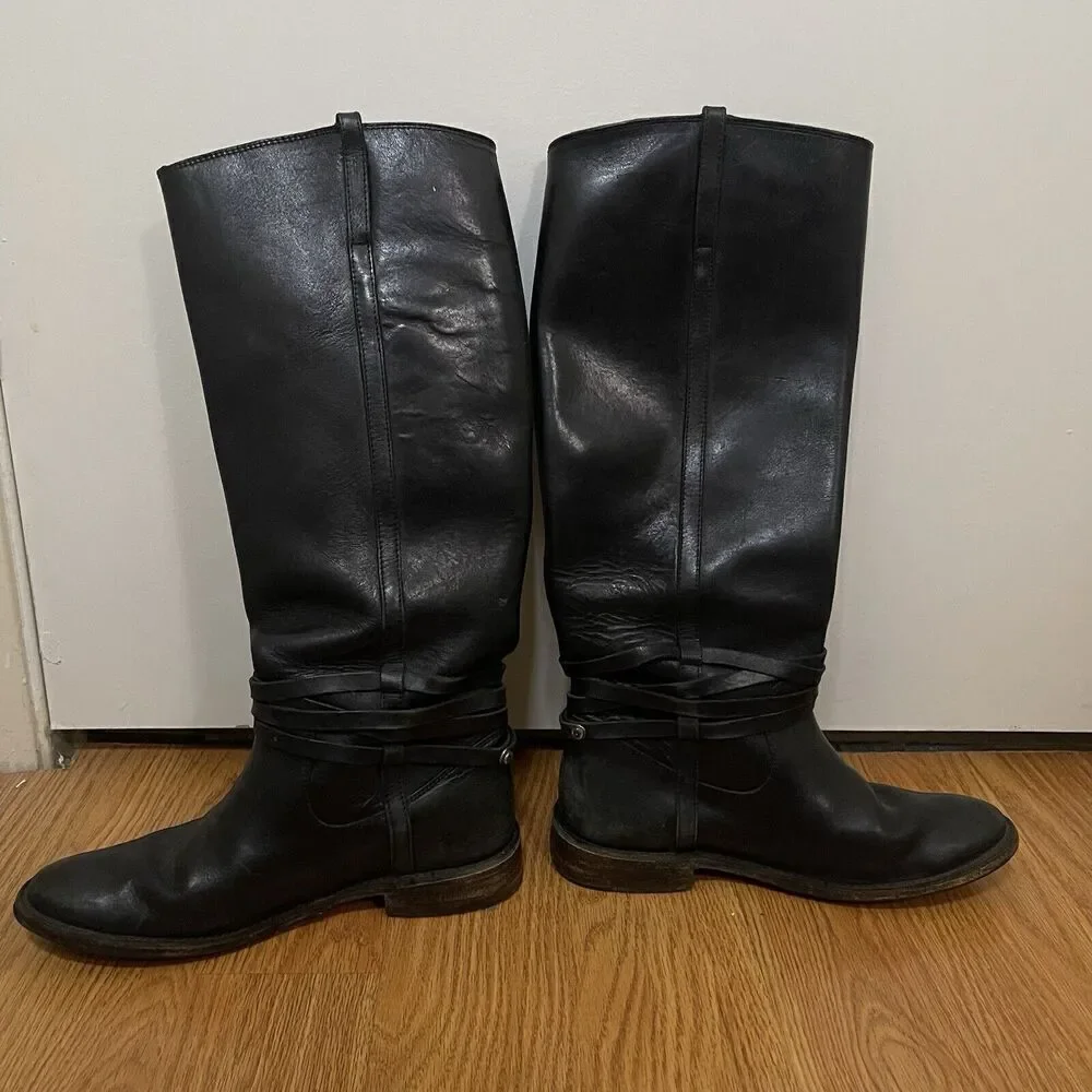 Frye leather black