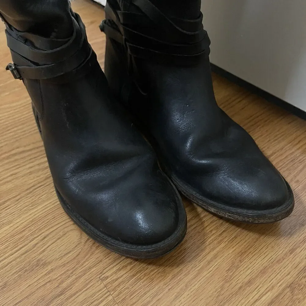 Frye leather black