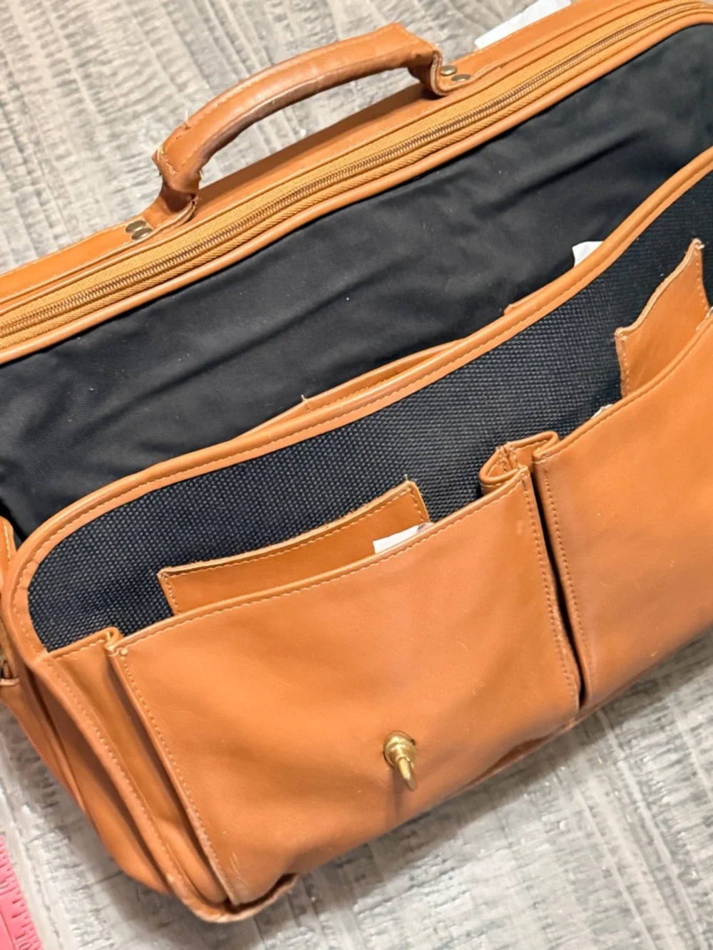 Coach leather briefcase