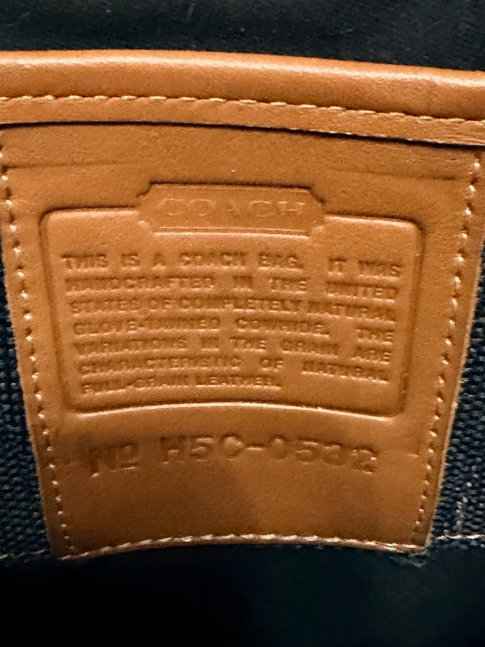 Coach leather briefcase