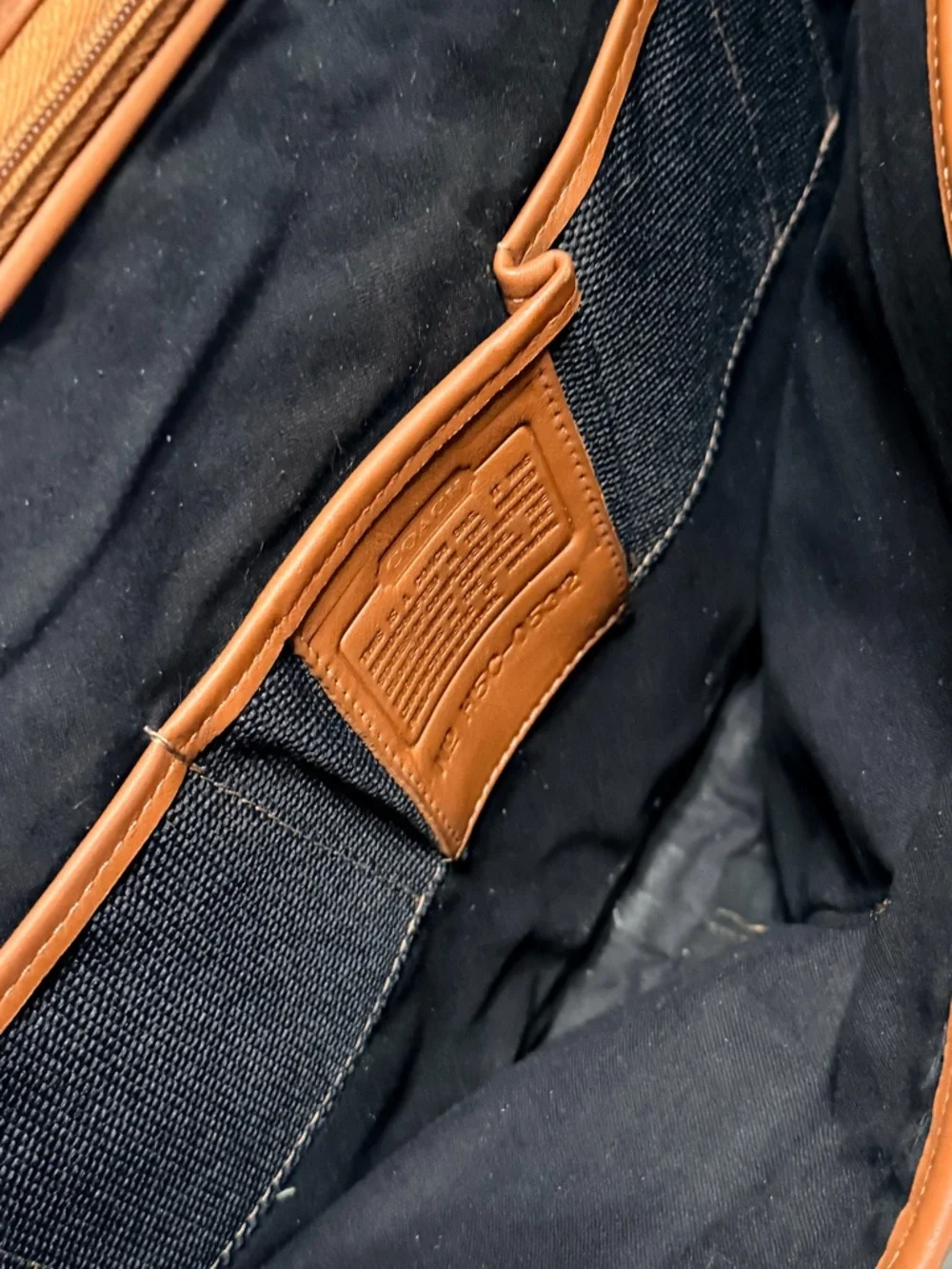 Coach leather briefcase