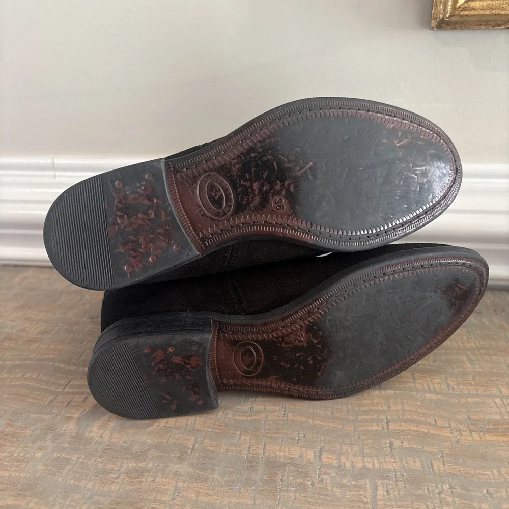 Anthropologie height suede