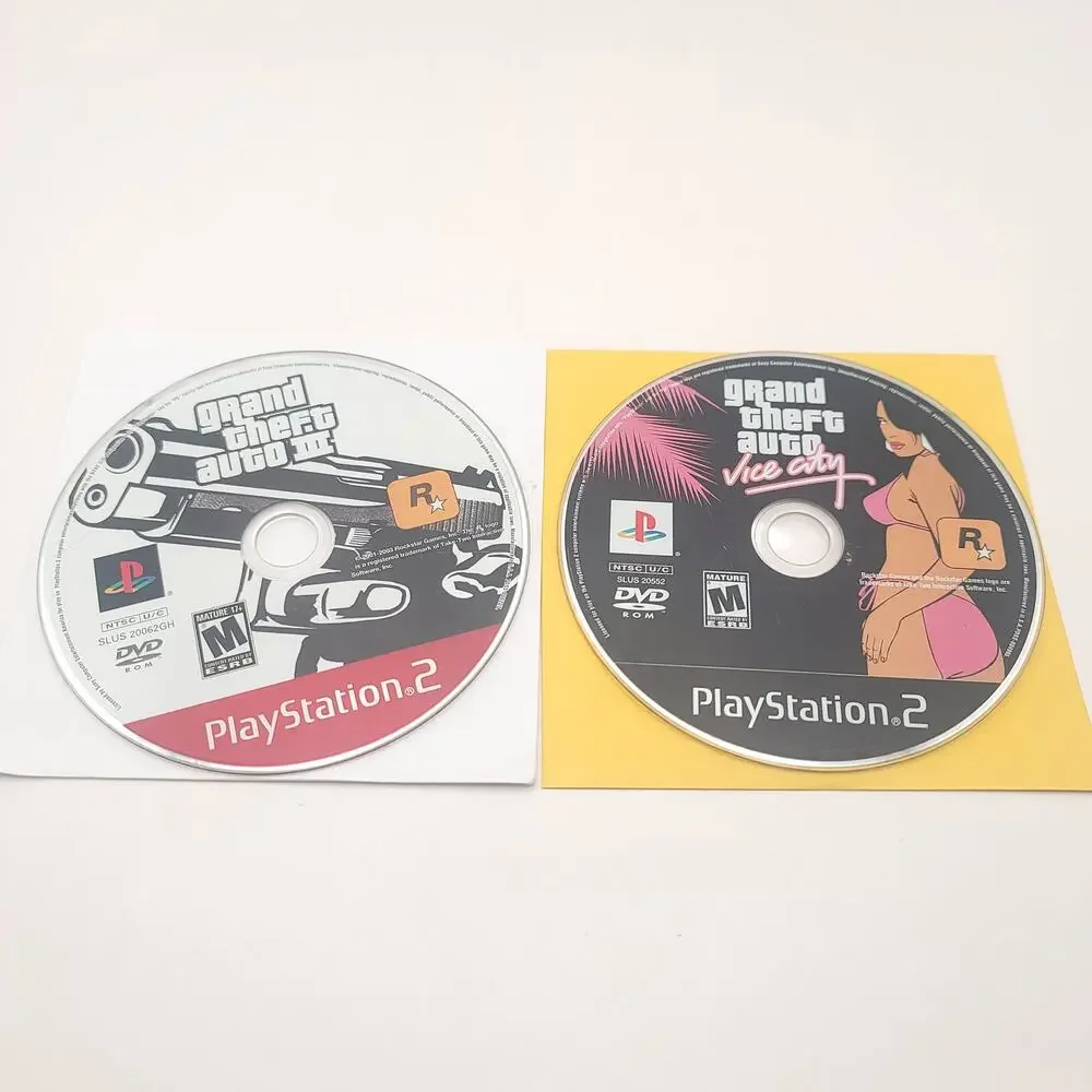 Playstation 2 Lot of 10 Games Grand Theft Auto Dead or Alive Final Fantasy X