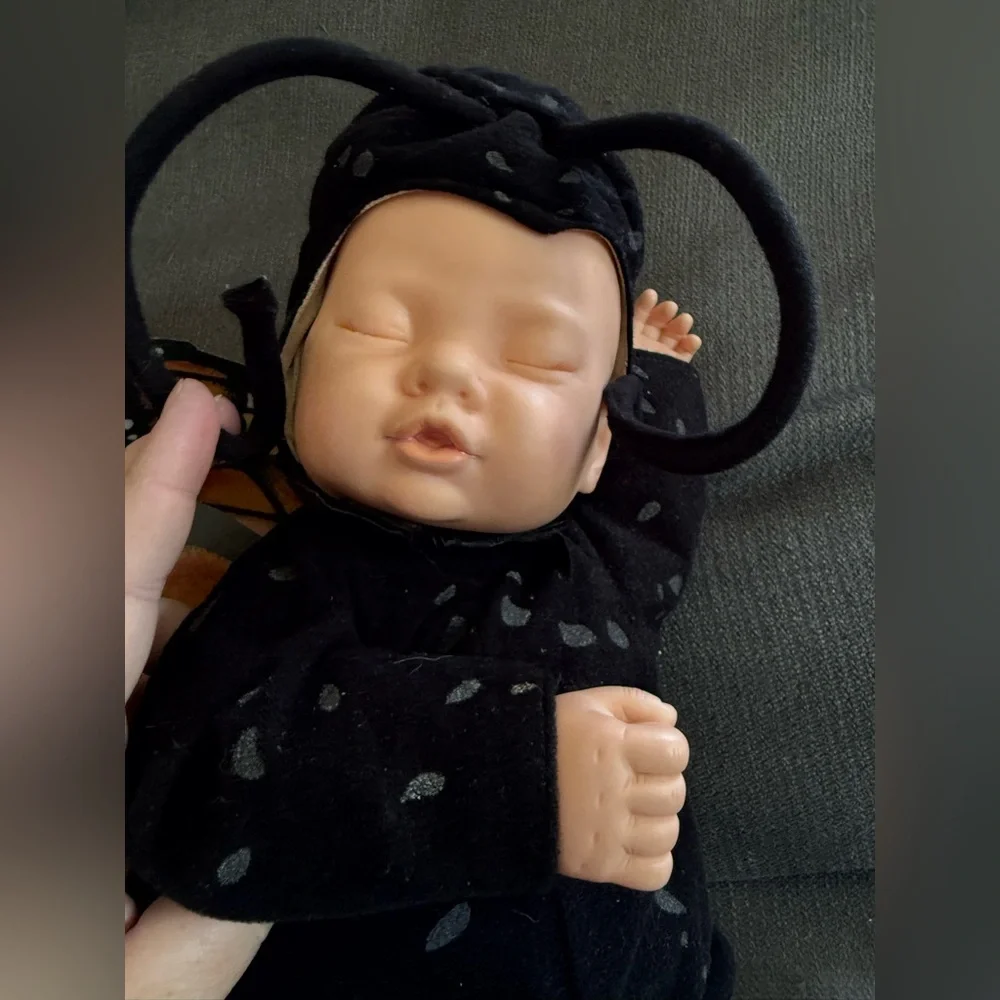 Vintage 1998 Anne Geddes monarch butterfly sleeping‎ baby doll