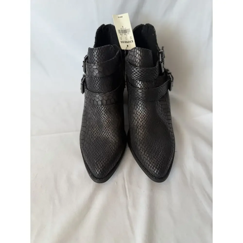 Express black faux