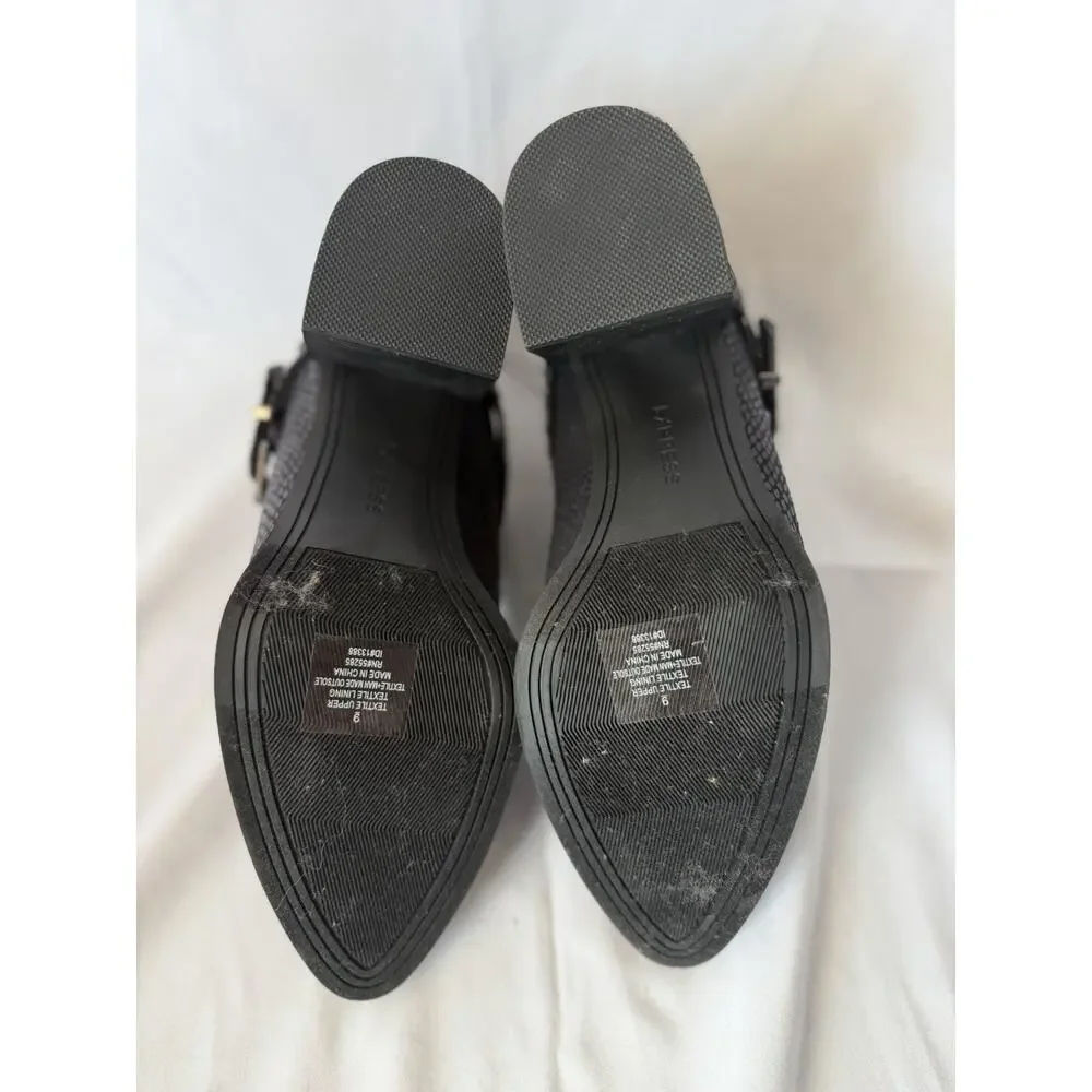 Express black faux