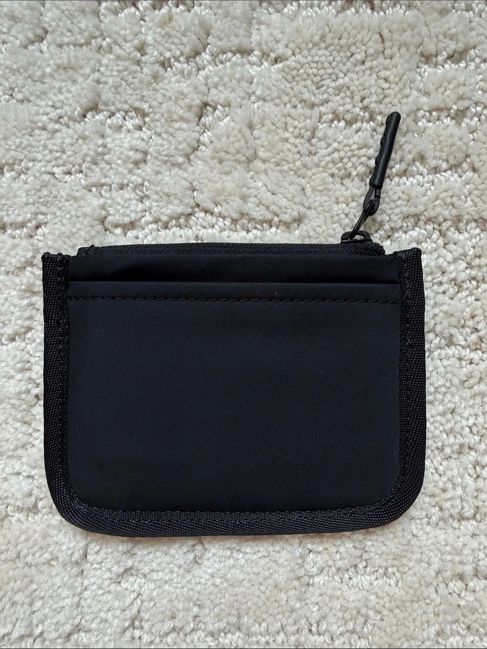 lululemon athletica Black Compact Card Wallet