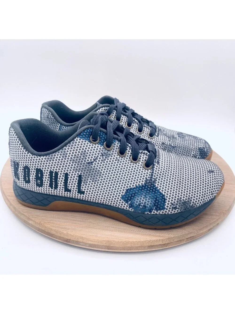 Nobull Shoes Womens 6.5 Gray Super Fabric Running Athletic Trainers Sneakers Gym