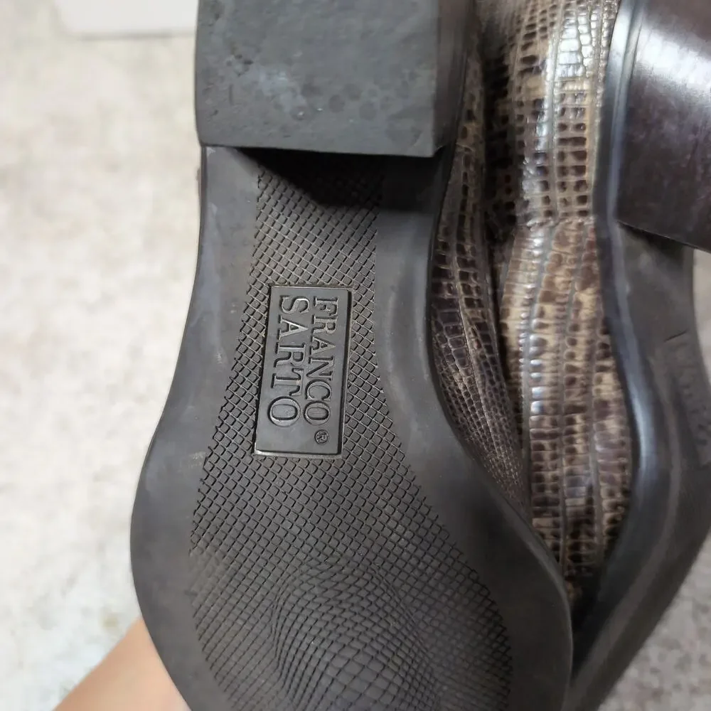 Franco Sarto leather embossed
