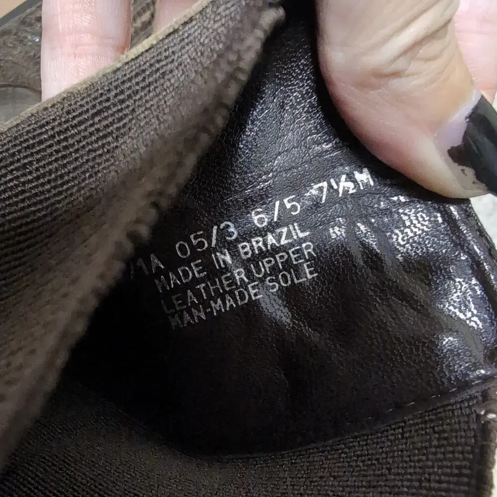 Franco Sarto leather embossed