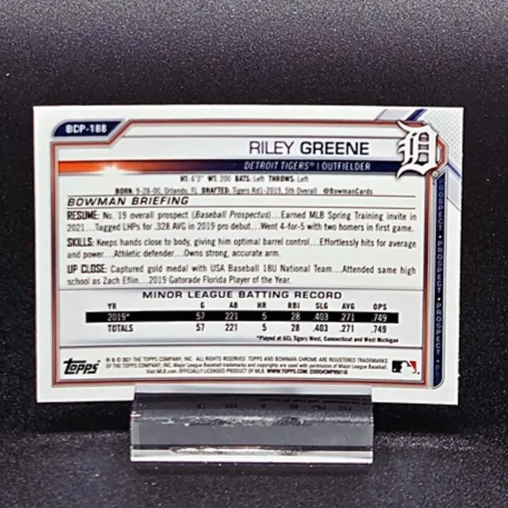 Topps riley greene