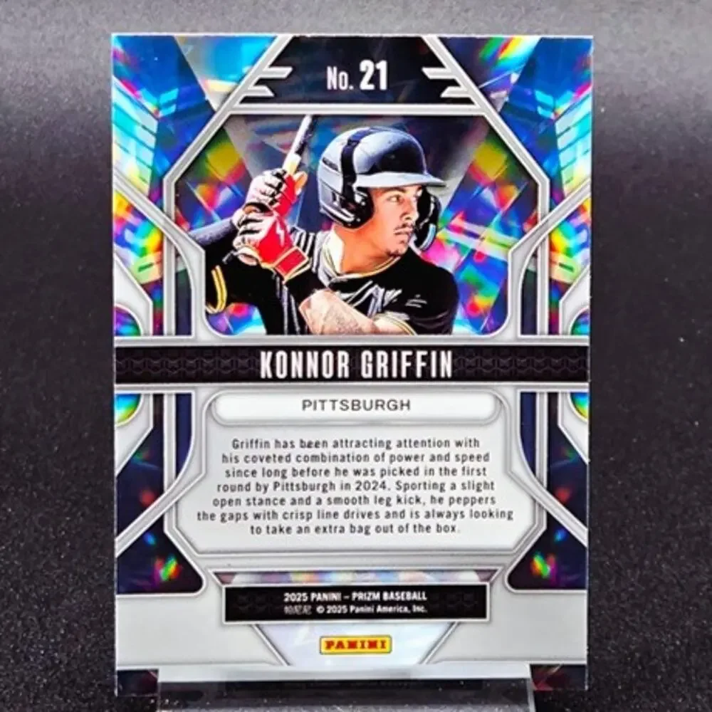 2025 Konnor Griffin Prism Prizmatic RC's Pittsburgh Pirates Top Prospect