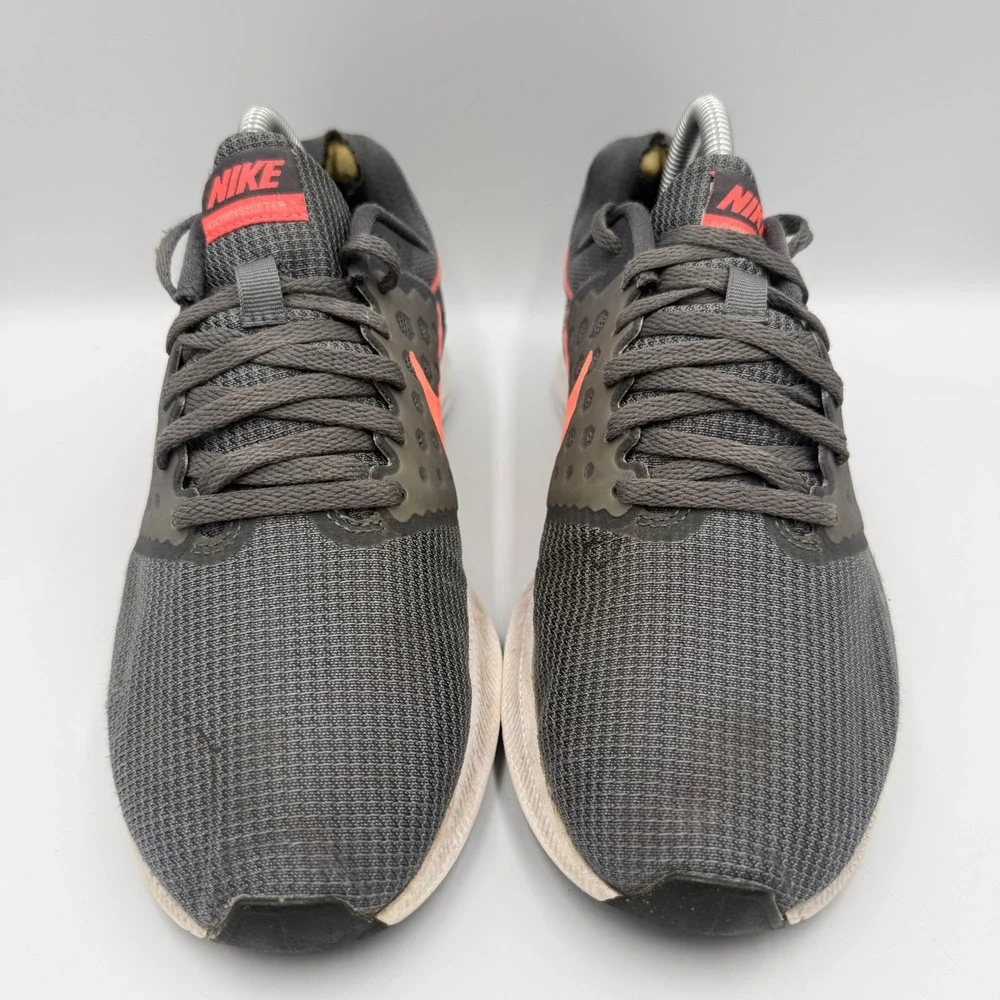 Nike Downshifter 7 Womens Size 8 Running Shoes 881585-001 Grey Orange