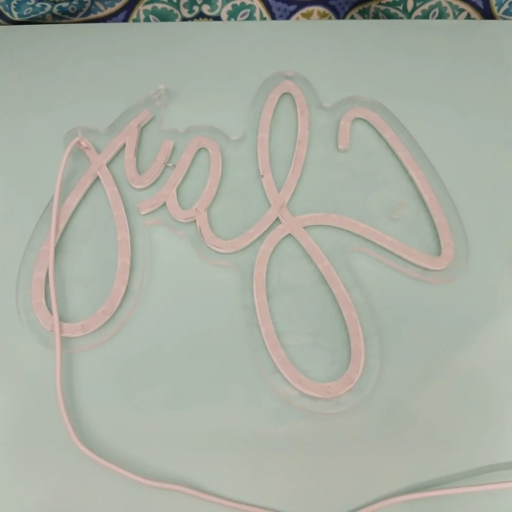 Pink/Purple Neon 'Slay' Sign LED Light Wall Decor Bedroom Dorm Party Aesthetic