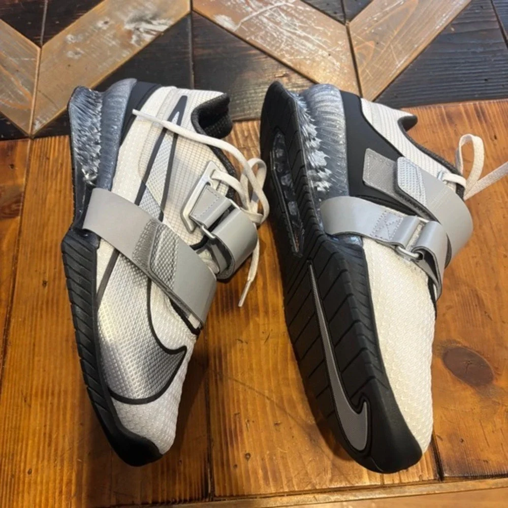 Nike Romaleos 4 SE Weightlifting Shoes M‎ 6/W 7.5 White Silver FZ863 100