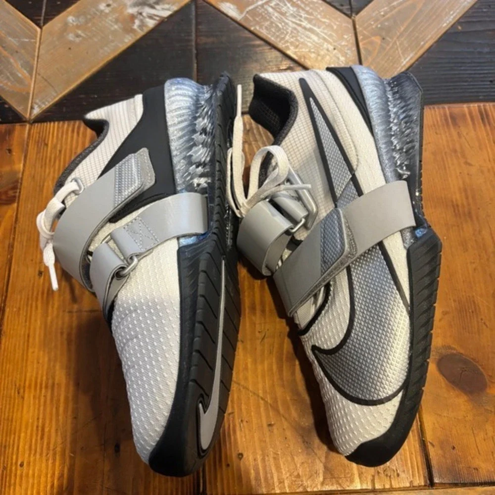 Nike Romaleos 4 SE Weightlifting Shoes M‎ 6/W 7.5 White Silver FZ863 100