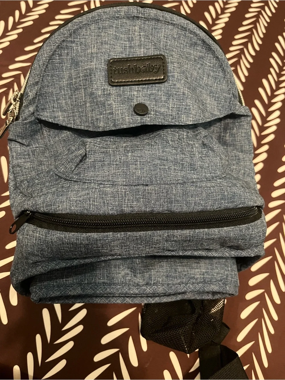 tushbaby Denim Blue Hip Carrier INCLUDING Waistband Extender