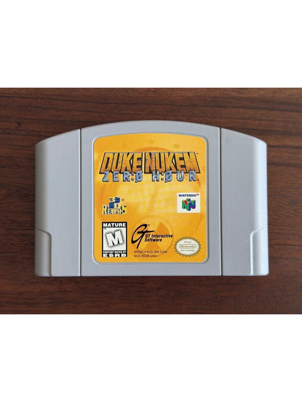 Duke Nukem Zero Hour Nintendo 64 N64 Game Cartridge Authentic