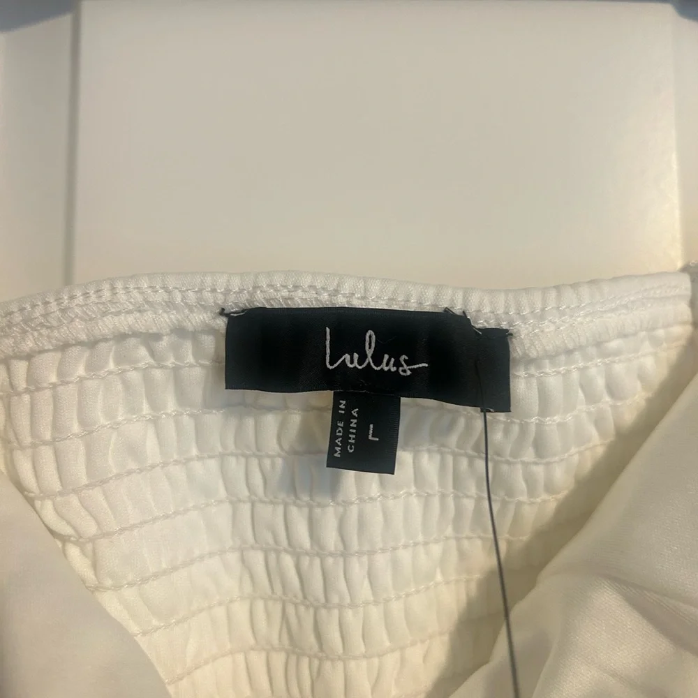 Lulus strapless tiered