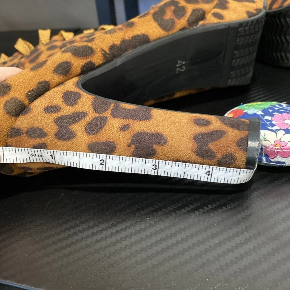 Women's Cheetah‎ Print Boots Size 10 (42)