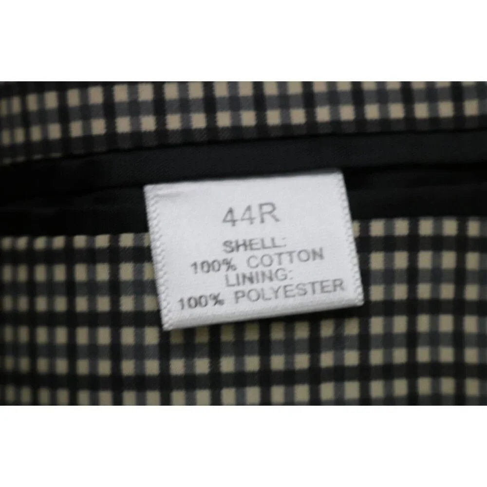 Saddlebred Men's Black Corduroy Blazer-Size 44R-Nice-Two Button-Business