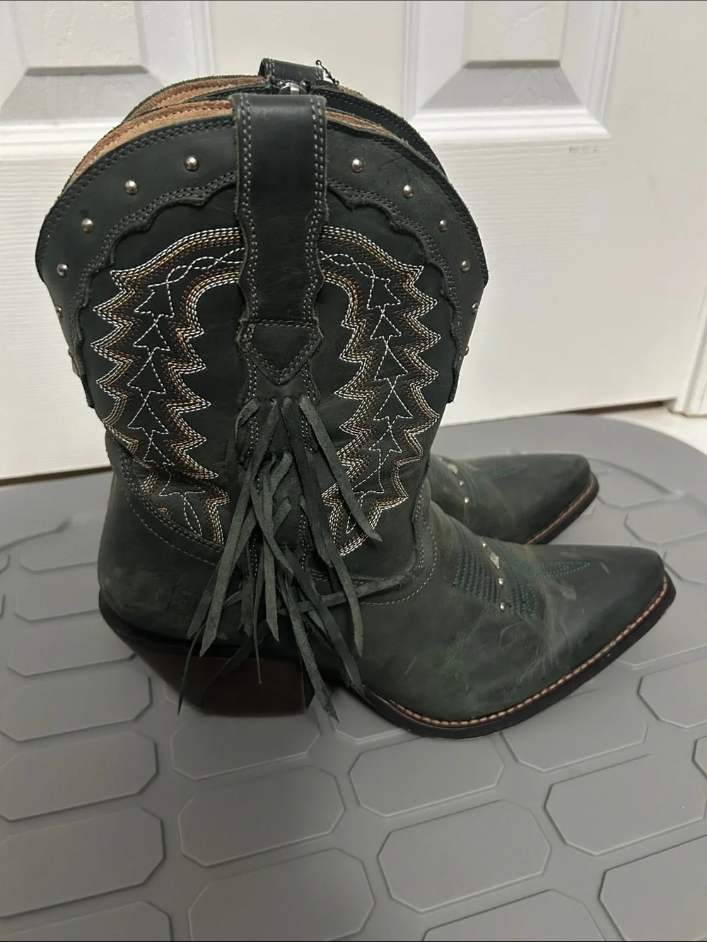 Durango boots green up
