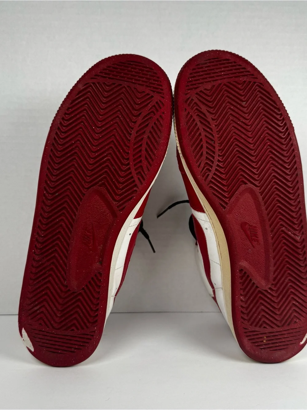 Nike Legend Mid Dunk Mens 10.5 Shoes 11/2008 Varsity Red White Black 312311-100