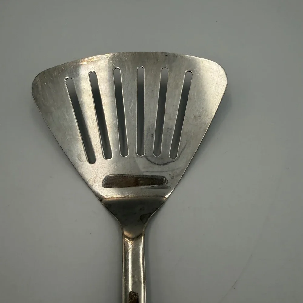Copco Slotted Spatula Turner 18/8 Stainless Steel Black Handle Kitchen Tool