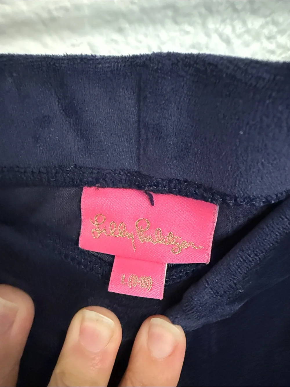 Lilly Pulitzer soft velvet