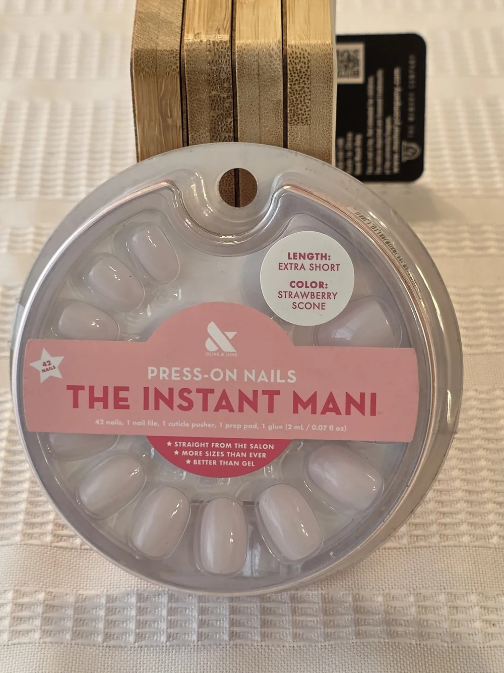 Instant Mani Press-Ons — Soft Pink