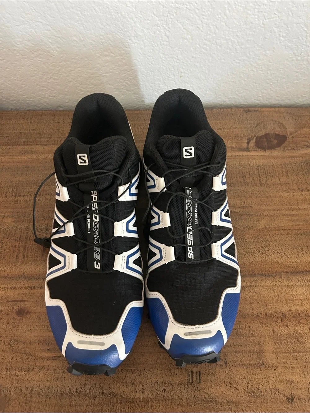 Salomon Speedcross 3 Men’s Trail Shoes - Black/White/Blue