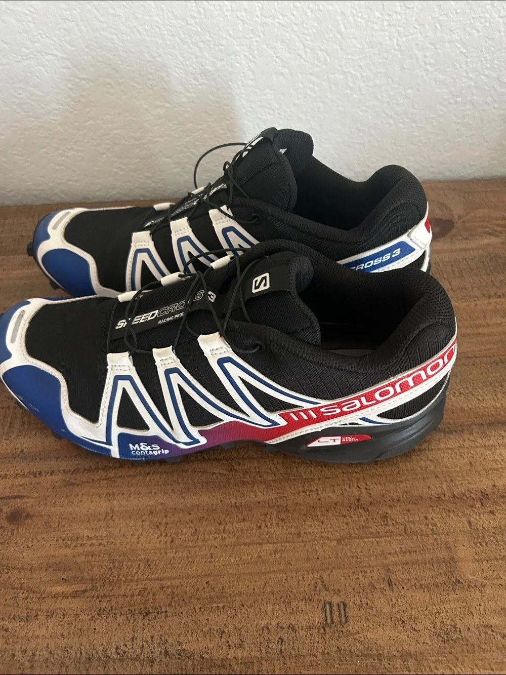Salomon Speedcross 3 Men’s Trail Shoes - Black/White/Blue