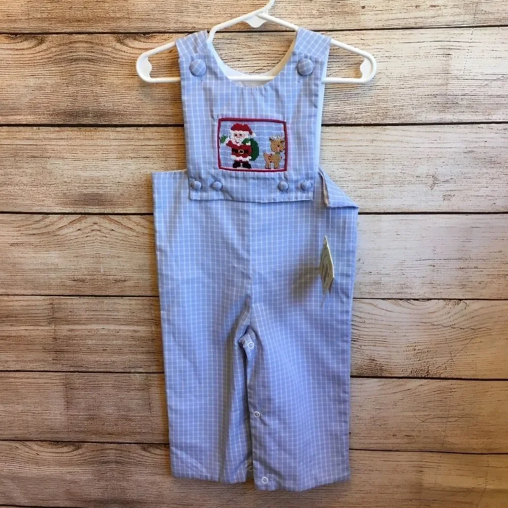 NEW WITH TAGS ZUCCINI ROMPER WITH INTERCHANGEABLE SANTA &‎ JEEP FRONTS
