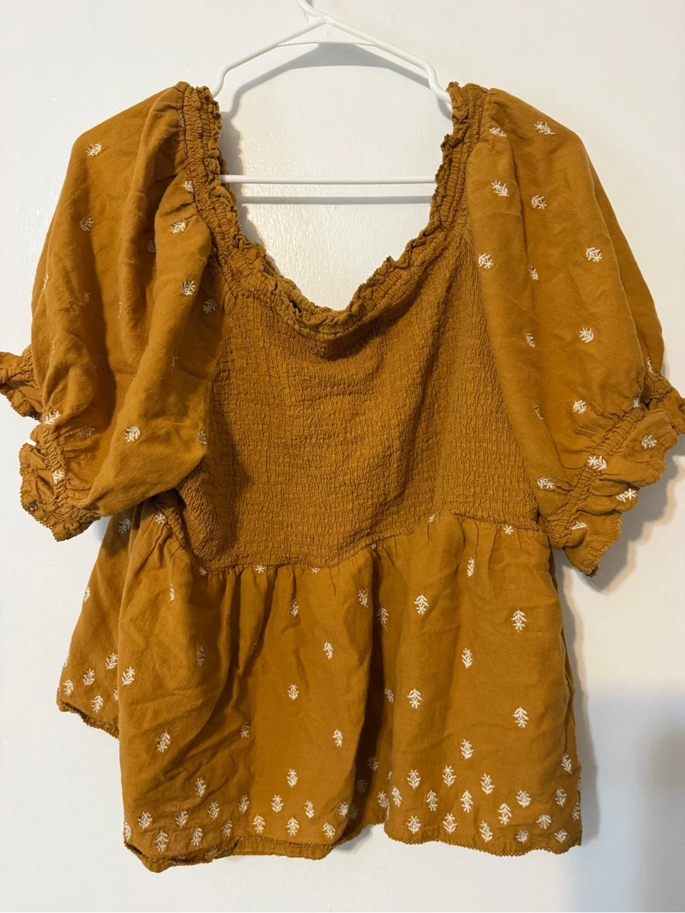 Old Navy soft mustard