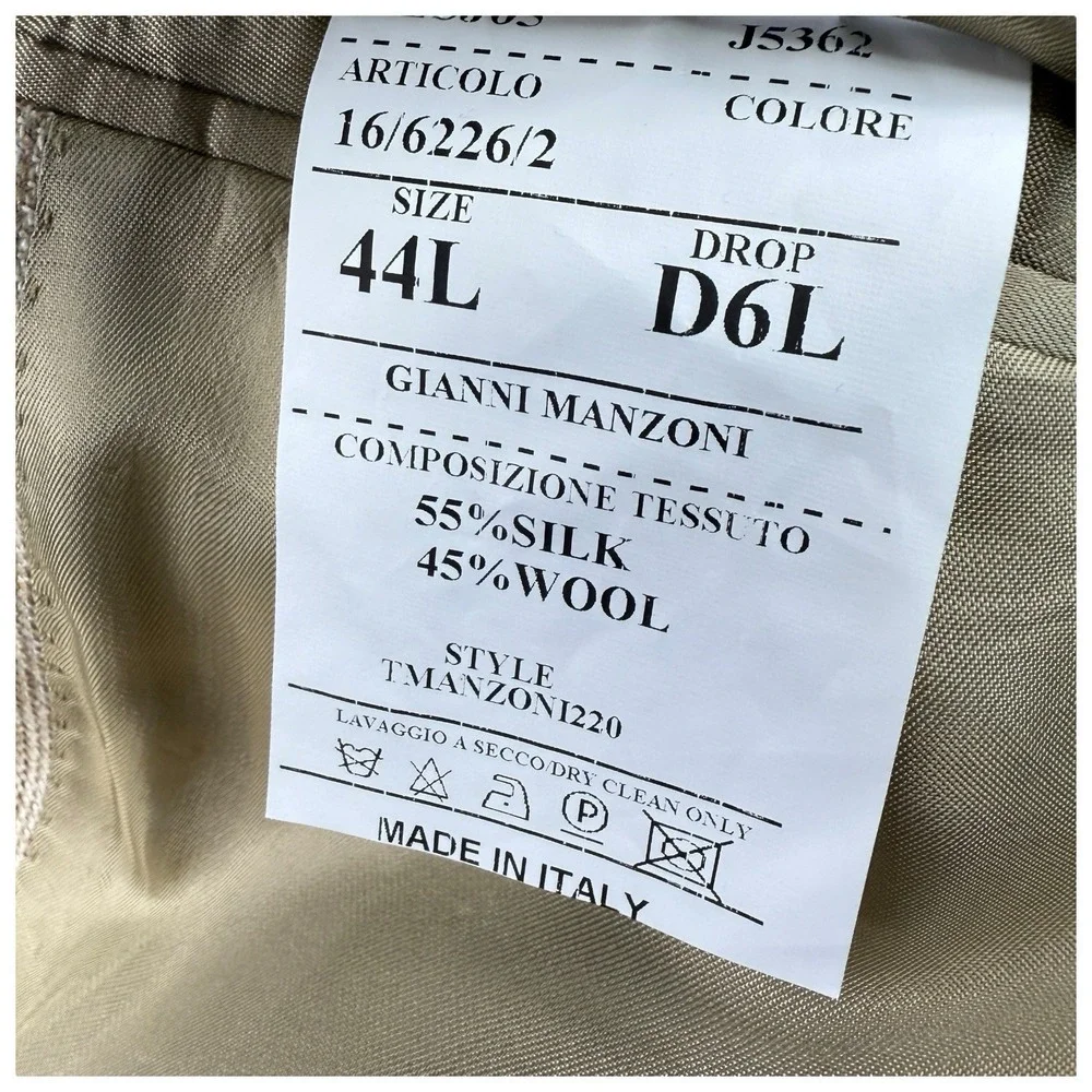 G.Manzoni shipped sleeve from