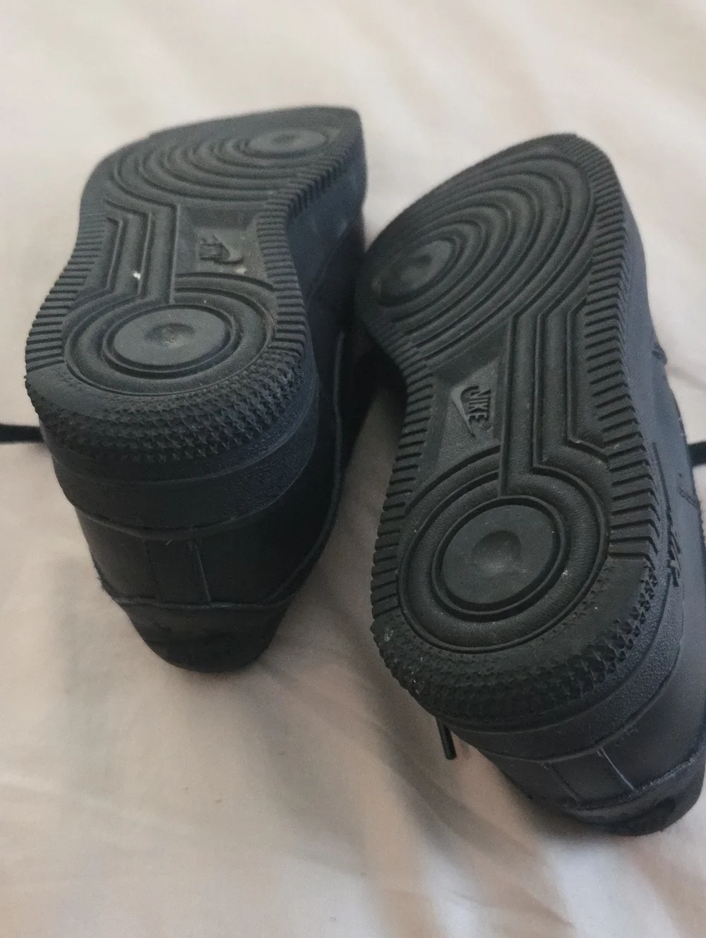 Classic  Nike All-Black Air Force Ones