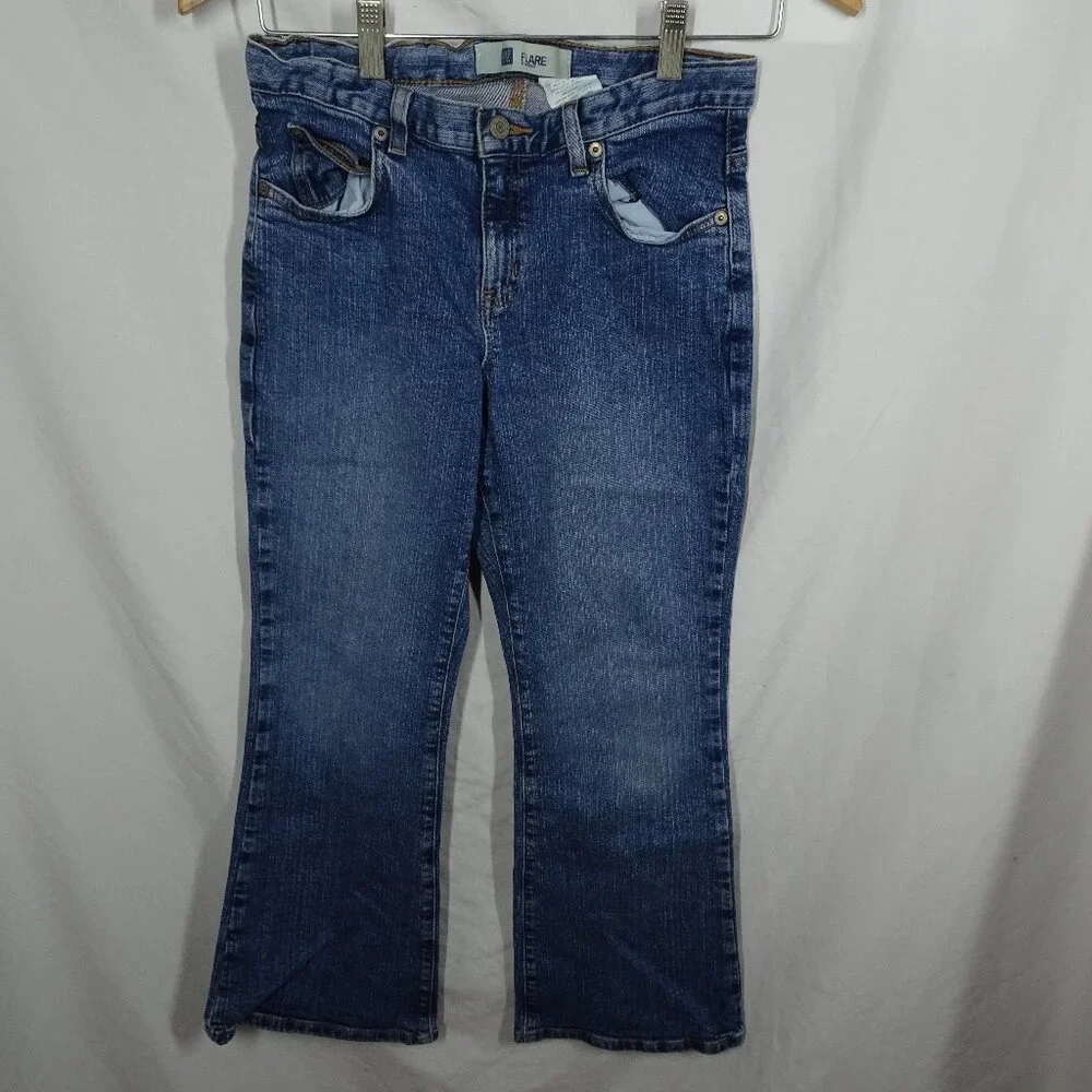 Gap Kids Stretch Flare Girls Youth Jeans Size 10 Plus